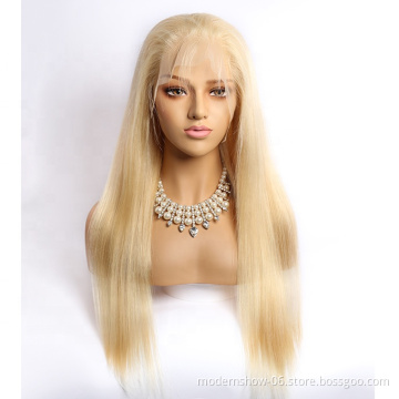 Hot selling lace wigs 100% virgin indian human hair colored lace frontal wig